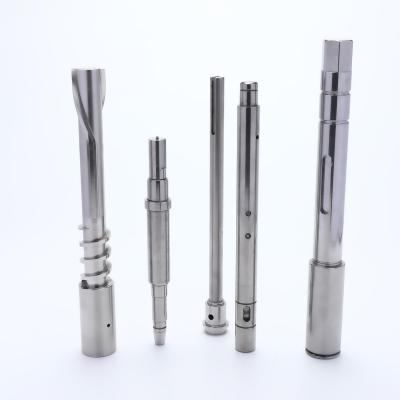 China Stainless steel class aluminum thread axis 6 axis7axis compound 5 custom cnc turning and milling material optional part for sale