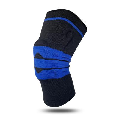 China Adjustable Breathable Power Impact Elasticity Sports Knee Defender Lifting Knitting Knee Pads For Work for sale