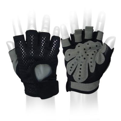 China Comfortable Neoprene Weightlifting Gym Gloves Sports Gym Exercise Gloves Half Finger Gloves For Riding for sale