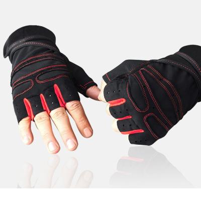 China Comfortable GYM Gloves Men Exercise Gloves Sport Gym Half Finger Gloves for sale