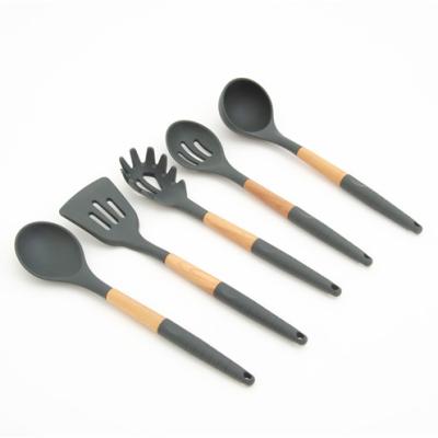 China Sustainable Durable Multifunctional Shape Acacia Wood Cookware Set Kitchen Set Cookware for sale