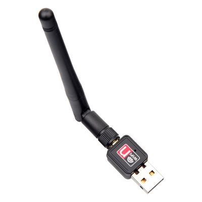 China High Quality Detachable Antenna 150Mbps USB RTL8188EUS Wifi Adapter Wireless Network Desktop Receiver for sale