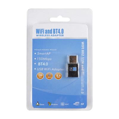 China Dropshipping 150Mbps RTL8723BU 2.4GHz Wifi USB Desktop Network Card and BT 4.0 Wireless Adapter for sale