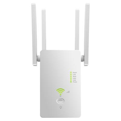 China Dropshipping AC1200M Dual Band Wifi Wireless Repeater Router Signal Amplifier 20*12*8cm for sale