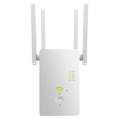 China Dropshipping AC1200M Dual Band 2.4Ghz/5.8Ghz Wifi Wireless Repeater Router Signal Amplifier 20*12*8cm for sale