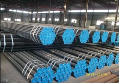 China DIN 17175 Black Painted Galvanized Steel Pipes Seamless Pipe For Punching Process Te koop