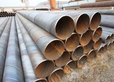 China 5mm-25.4mm Wall Oiled SSAW Steel Pipes For Low Pressure Liquid Delivery for sale