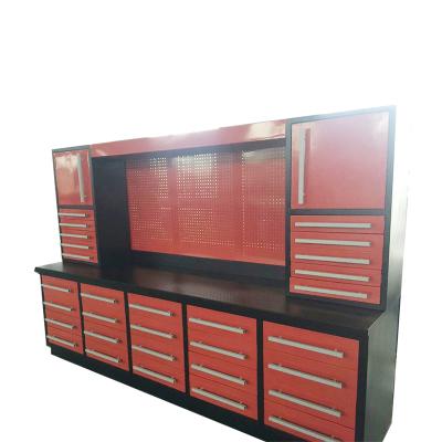 China Warehouse Whalen Cabinet Workbench Industrial Combo Garage For Sale for sale