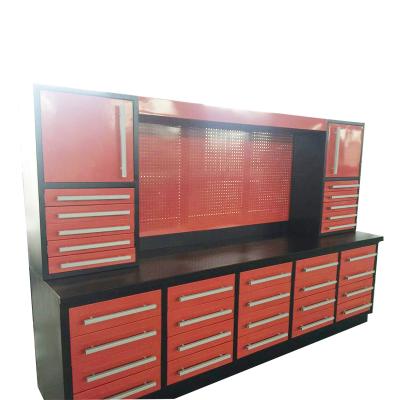 China Warehouse Garage Drawer Combined Cabinet Workbench for sale