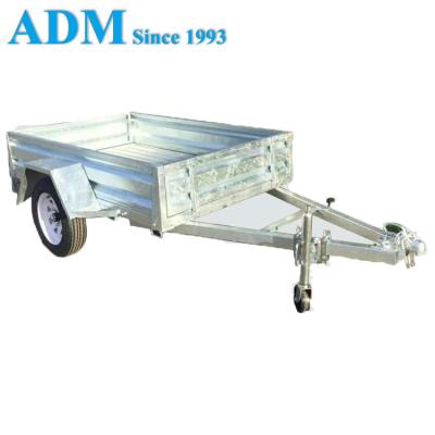 China Car Cage Farm ATV Trailer Galvanized Strong Box Trailer for sale