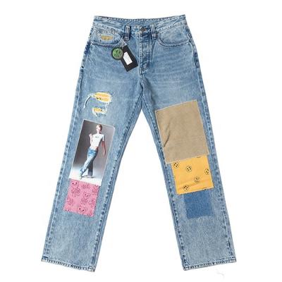 China Custom BILLION ladies jeans QUICK DRY pants womens patchwork jeans boyfriend for sale