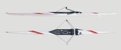 China Custom High Speed Single Racing Rowing Boats for Entertainment for sale