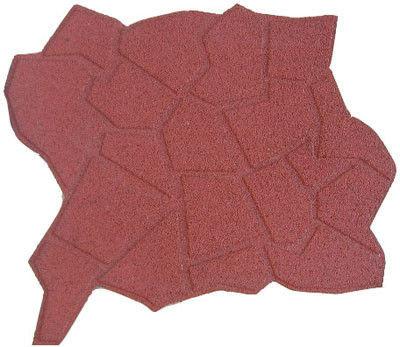 China Eco Friendly Red Playground Rubber Mats For Outside Play Areas for sale