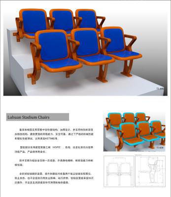 China Stoelen van het de Zetels de Professionele Stadion van het douanestadion met Ruggen Te koop