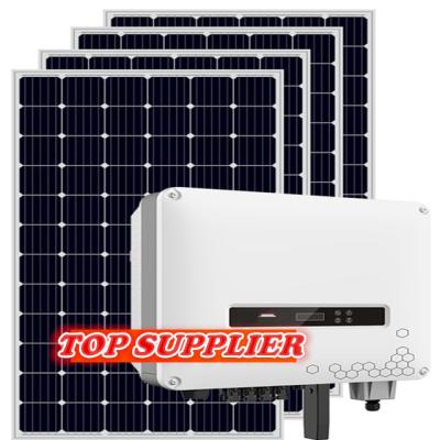 China Complete Home Off Grid AC 5kw 15kw 3kw 1 KW Rooftop Solar Hybrid Solar System Solar System Solar System for sale