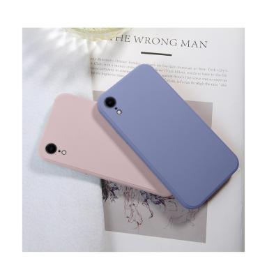 China factory direct sales of Anti-fall fashion waterproof and cheap solid color case for iPhone XR case for sale