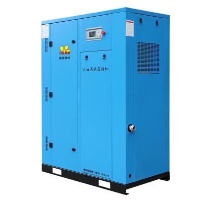 China High Quality Air Cooled Oil Free Compressor Oil Free Air Compressor for Food and Beverage 22 KW 30HP for sale