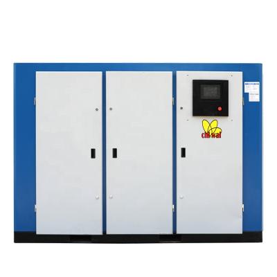 China High Efficiency 45kw Oilless Air Compressor Two Stage Fixed Screw Compressor Double Speed ​​Air Compressor for sale