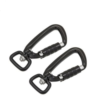 China Aluminum Swivel General Aviation Industry Carabiner Hook for sale