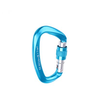 China General Industry Craving Rescue Carabiner 25kn With Screw Lock for sale