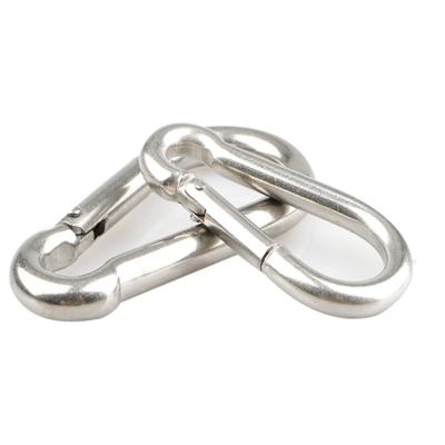 China Stocked 316 Stainless Steel Carabiner Snap Resistant Hook for sale