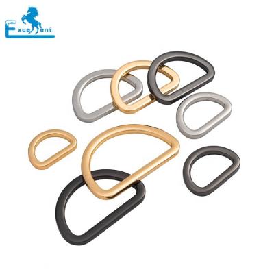 China Flat Bag or Dog Pets Metal D-Ring Buckle for Bag Accessories Dog Collar D-Ring Clips for sale