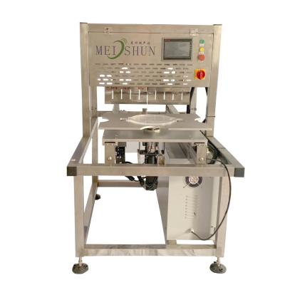 China Vegetable Processing Plant Small Round Cake Ultrasonic Frozen Cutting Machine for sale