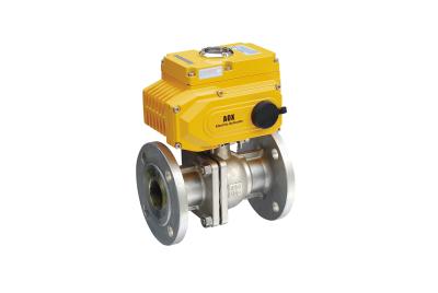 China High Performance Electric Ball Valve , Sealed Motorised Flange Ball Valve for sale