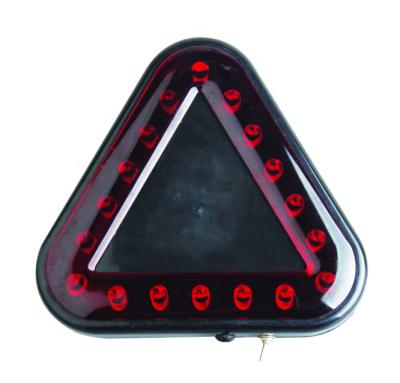 China Trailer Parts Red Triangle LED Truck Side Beacon Light For Disable for sale