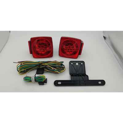 China Manufacturer Used 12 Volt Trailer Truck Trailer Combination Led Light Trailer With Parts for sale