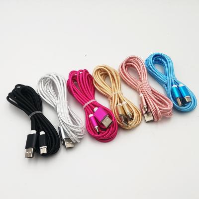 China Mobile Phone Data USB Charger Cable 1m 2m 3m For iPhone Original Wire Nylon Quick Charging Long Cord for sale