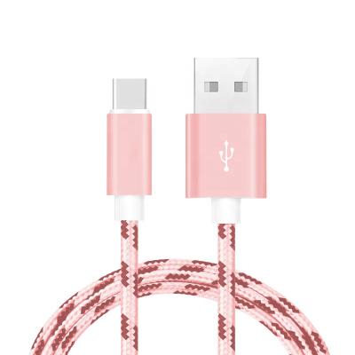 China MP3/MP4 Player Tiger Nylon Braided USB Cable Fast Charging Cable Multi Charging Cable For Type-C for sale