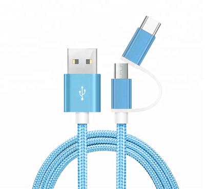 China MP3/MP4 Player 5 In 1 Pin High Quality 2 Pin Braid USB Cable For Mirco For V8 For Android Charger Cable for sale