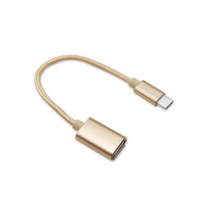 China MP3/MP4 TypeC/micro usb player USB OTG cable adapter/for iPhone male to USB OTG cable for sale