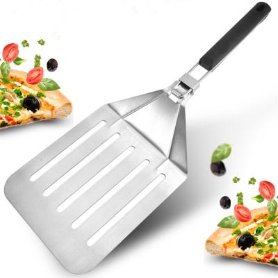 China Manjia Household Kitchen Instruments Golding Colander Stainless Steel Pizza Skin Pizza Spatula Viable Wholesale for sale