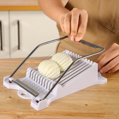 China Vegetable Fruit Slicer Manjia Ham Spam Luncheon Meat Slicer Stainless Steel Egg Slicer Banana Pitaya Viable Kiwi Cutter for sale