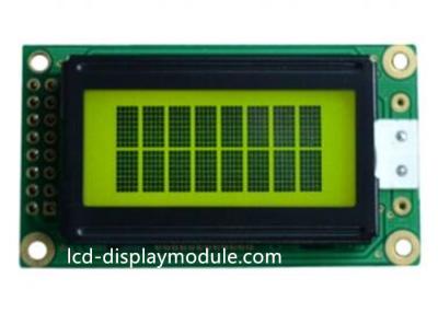 China Charakter 4bit 8bit des Gelbgrün-Punktematrix LCD-Anzeigen-Modul-8x2 MPU zu verkaufen