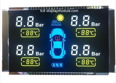 China Segmento del negro 7 del VA de la pantalla táctil del Lcd del alto contraste para el coche dirección de las 12 en venta