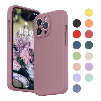 China Shockproof Liquid Silicone For iPhone 13 12 mini 12 Pro / 12 Max / 12 pro 5.4 6.1 6.7 Max Shockproof Mobile Phone TPU Liquid Case for sale