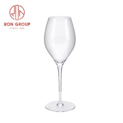 China China factory price 14OZ high quality clear wine glassware wine glass cup for wedding for sale