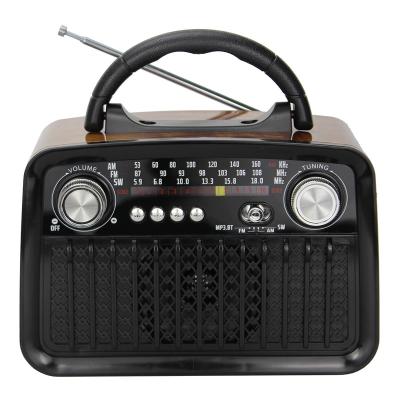 China 2022 retro fm emergency light radio disco light radio PORTABLE radio speakers PX-951BT for sale