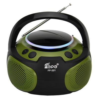 China PORTABLE Speaker 2022 Disco Light Outdoor Wireless Radio Wireless Speaker USB Charging Radio FP-221 for sale