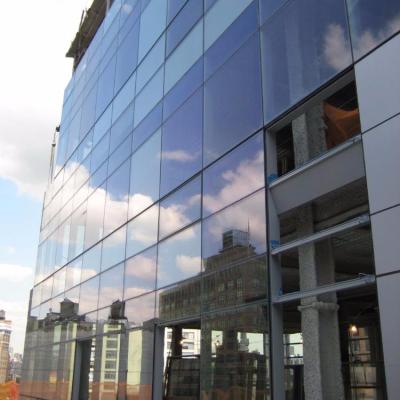 China Modern easy installation glass curtain wall for commercial building, glass facade, glass wall panel for sale