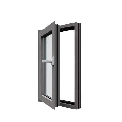 China Soundproof Swing Double Glazed Aluminum Glass Casement Windows Price In Pakistan for sale