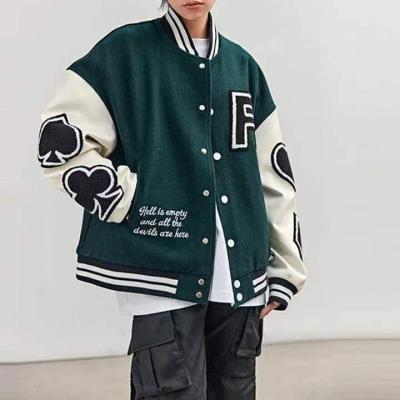 China 2023 Wholesale Custom Inexpensive Breathable Cotton Baseball Jackets, Unisex Baseball Uniforms, Sports Casual Men's Jackets for sale