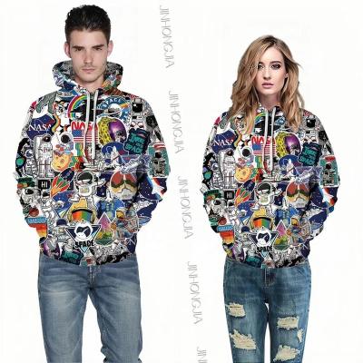 China Wholesale Custom Anti-Wrinkle Street Animals Winter Leisure Sweatshirts Logo Custom Oversized Hoodies New For Men And Women for sale