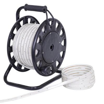 China WORKSITE/CAMP/GARDEN MOBILE LIGHTING Drum mobile 50m portable retractable outdoor strip lighting 110V 220V 2835 led flexible strip light for building industry for sale