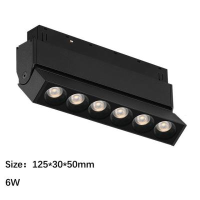 China Modern Creative Home Outdoor Store Track Light LED Folding Spotlight Commercial Line Astigmatism Grill Light for sale