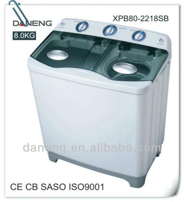 China Plastic Twin-tub Washing Machine , Wash Capacity 8.0kg for sale