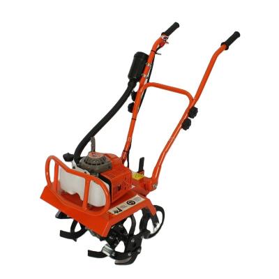 China Anti-Slip Handle 2-Stroke 63cc 3HP Gasoline Cultivator Walking Tractor Rotary Tiller for sale